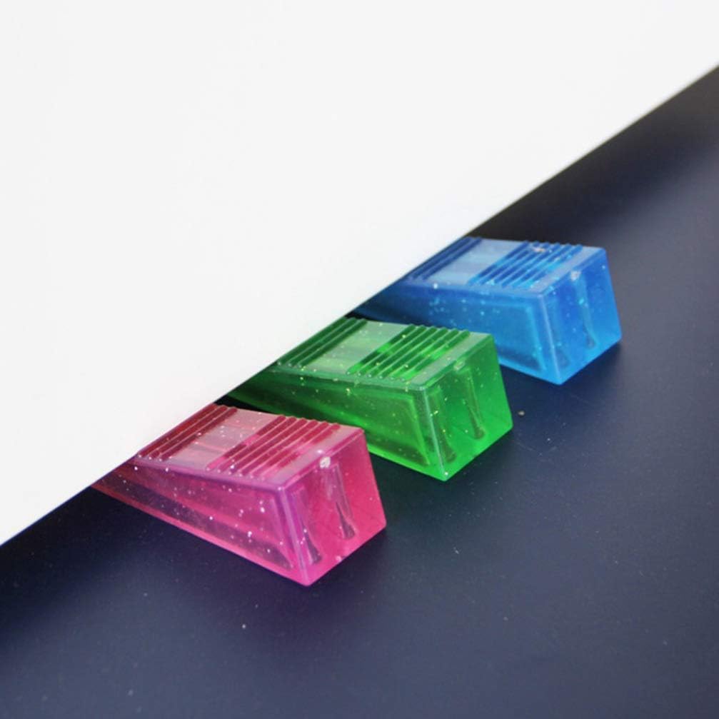 Toyvian Crystal Door Stopper Windproof Door Stop Wedge lexible Door Holder Slip Resistant Finger Protector for Home Office (Purple) - Image 4