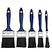 Produktbild 30x Malerpinsel Set 5 verschiedene Größen blau Flachpinsel Lasurpinsel Farbpinsel Lackpinsel Pinselsatz Streichen
