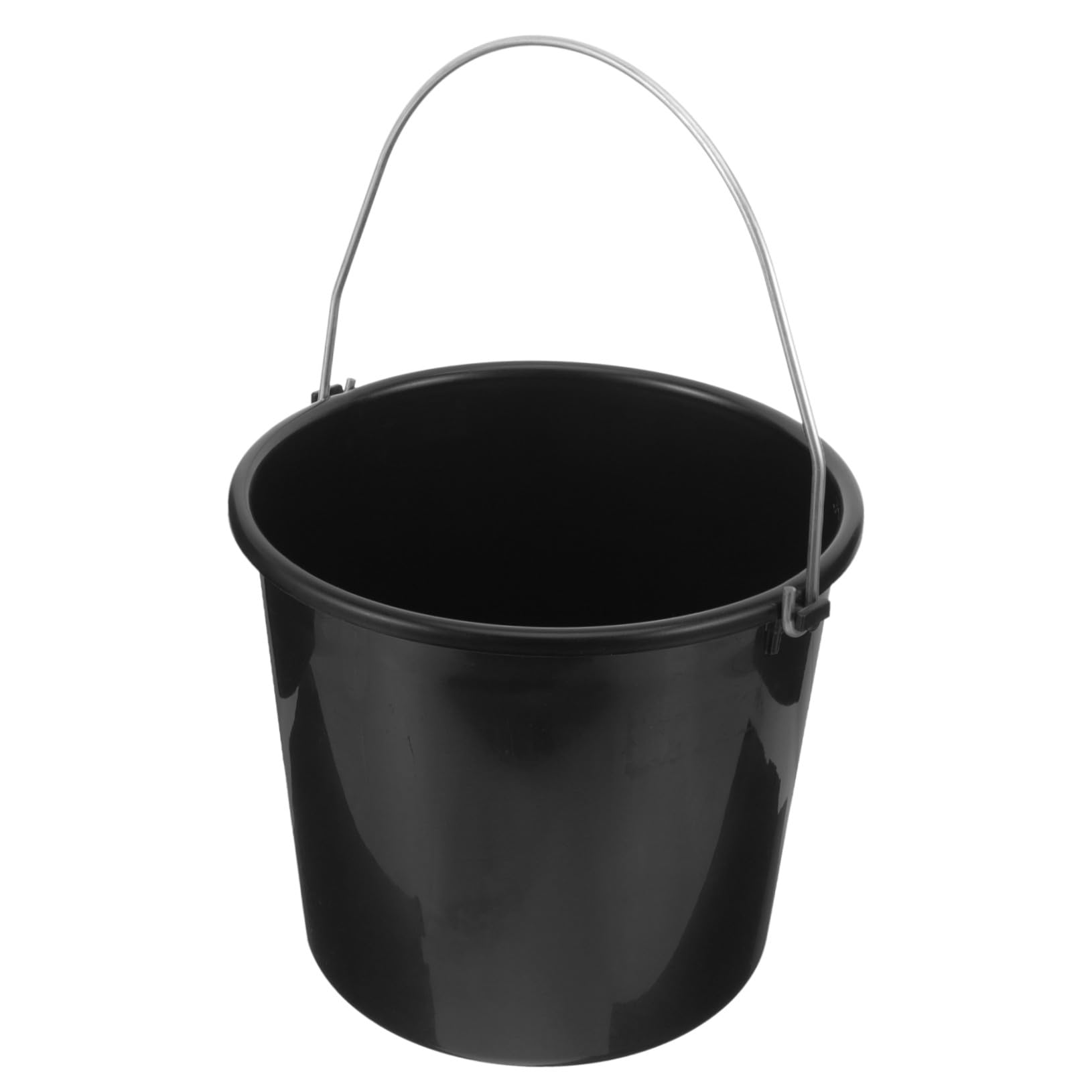 Cubo de alimentación para terneros de 8 litros con asa, contenedor de plástico multiusos para ganado y riego para uso en granja y rancho, almacenamiento portátil resistente para terneros