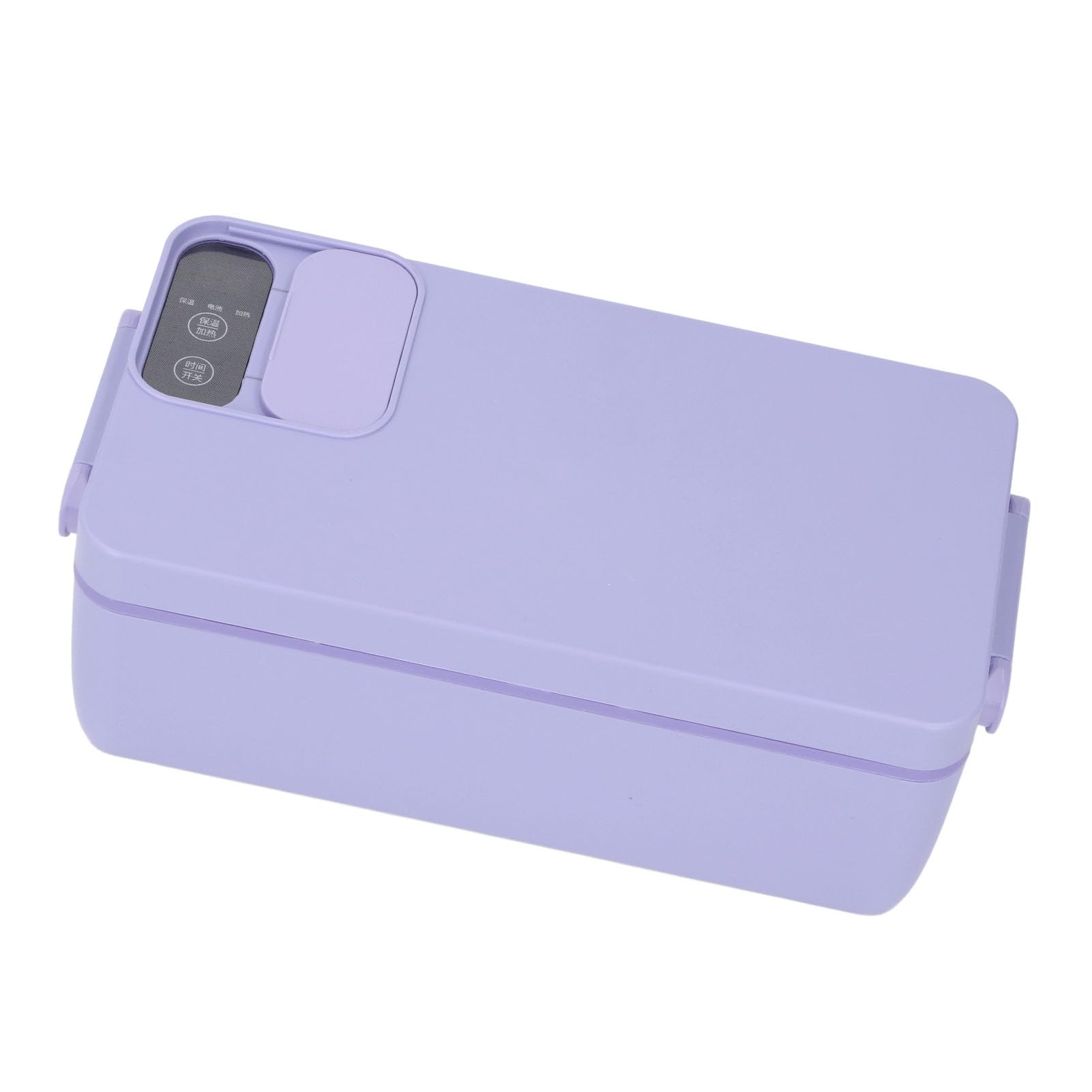 KUIDAMOS Lunch Box con Riscaldamento Elettrico Portatile con capacità di 1 Litro, Funzione di Riscaldamento Rapido per Viaggi in Ufficio Scolastico, in Plastica, Acciaio Inossidabile 304 (Viola)