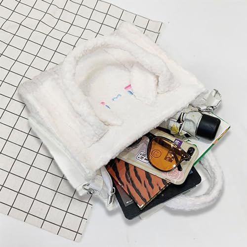 Bolso de peluche Shuyun anime para mujer con cremallera miniatura 4