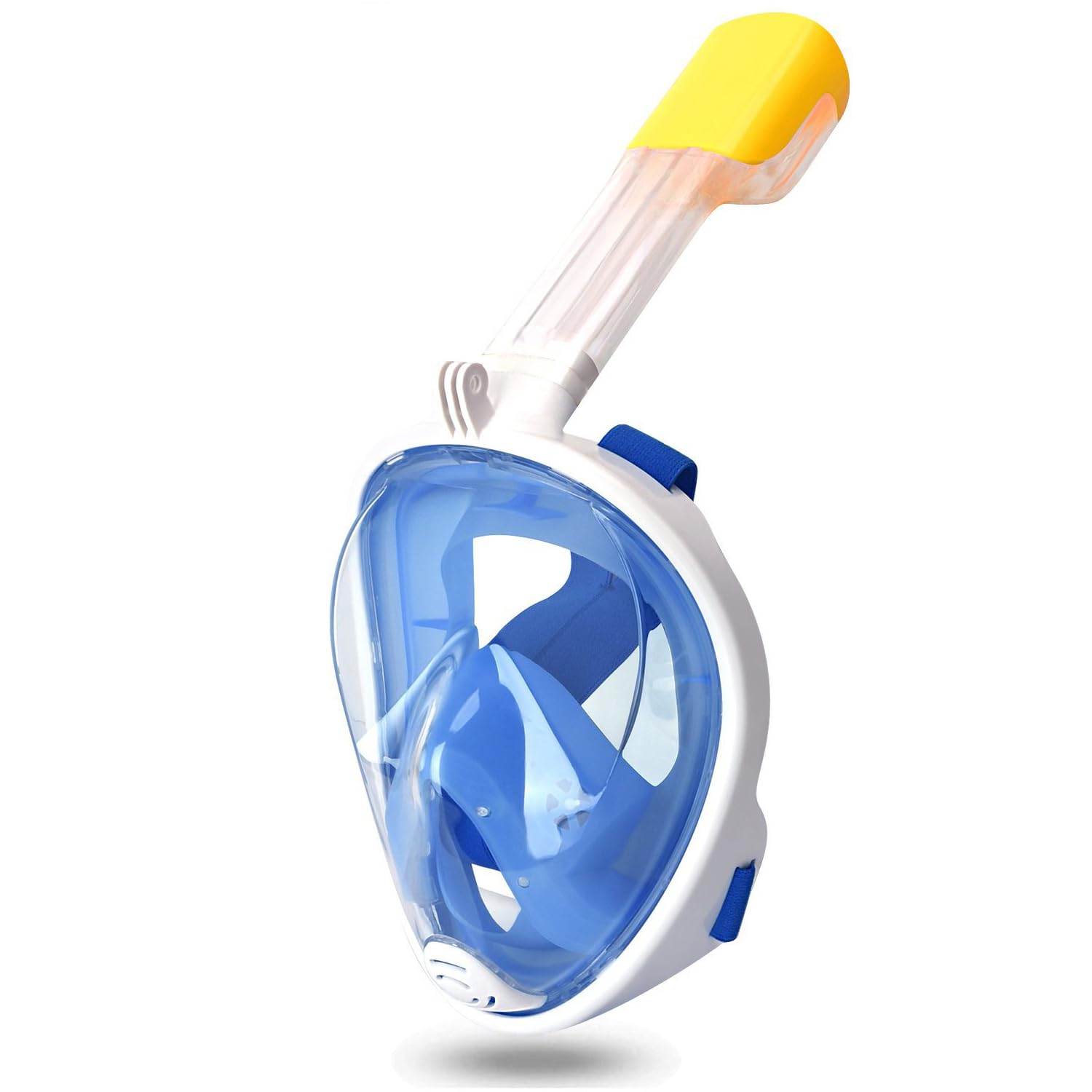 Vitare Maschera da Snorkeling per Adulti e Bambini, Maschera Subacquea Integrale Tecnologia Antiappannamento, Maschera da Mare con Supporto per Fotocamera, Maschera da Sub per Immersioni