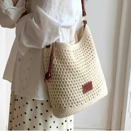 Bolso Playero de Crochet de Algodón miniatura 2
