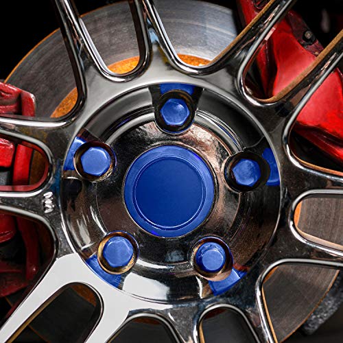 Image of Dorman 713-475D Blue Acorn Wheel Nut Lock Set Compatible with Select Nissan Models, 20 Pack