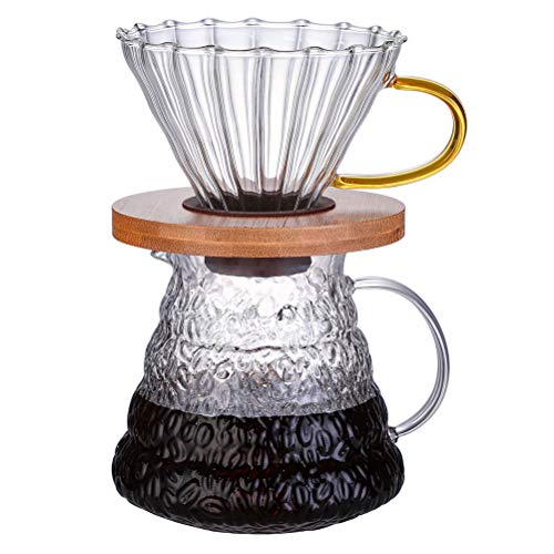 Preisvergleich Produktbild Handkaffeekanne, hitzebeständig, Glas
