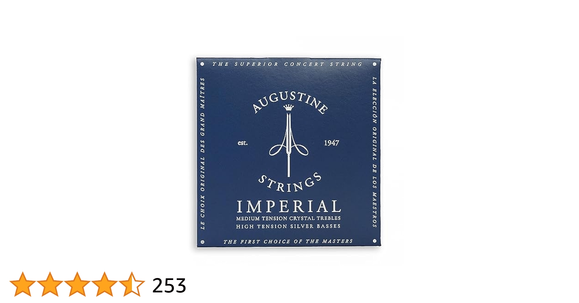 Amazon.co.jp: AUGUSTINE オーガスチン クラシックギター弦