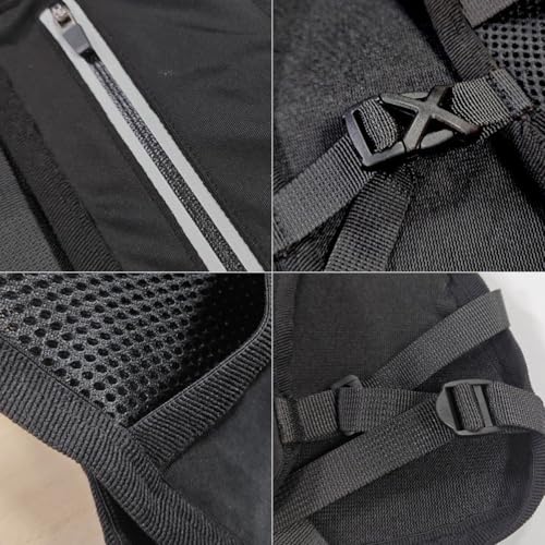 Mochila de hidratación para correr chaleco reflectante ajustable para ciclismo 8