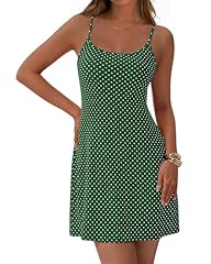 Polka Dots Dark Green White