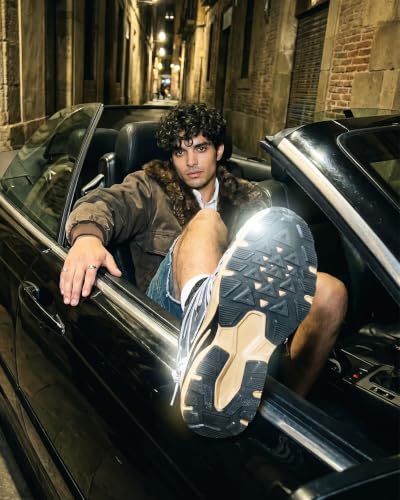 Image of Bacca Bucci x Discovery Vulcan Men's Outdoor Lifestyle Sneakers | Breathable Mesh Upper | Speed Lacing System | Cushioned EVA Midsole