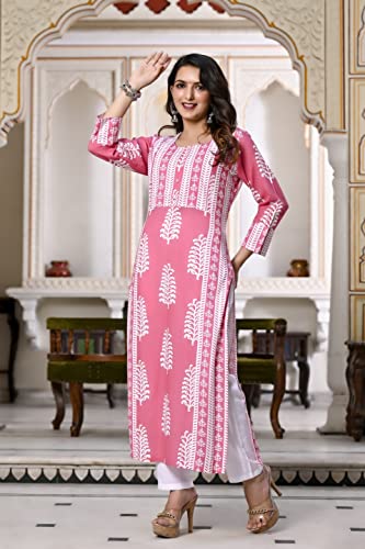 Image of ANNI DESIGNER Women's Rayon Regular Fit Kurta