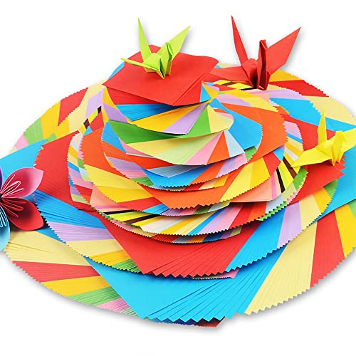 Origami Paper, 200 Sheets 20 Vivid Colors Double Sided 6 Inch Square Origami Paper Packs For Arts And Crafts. #TOP13