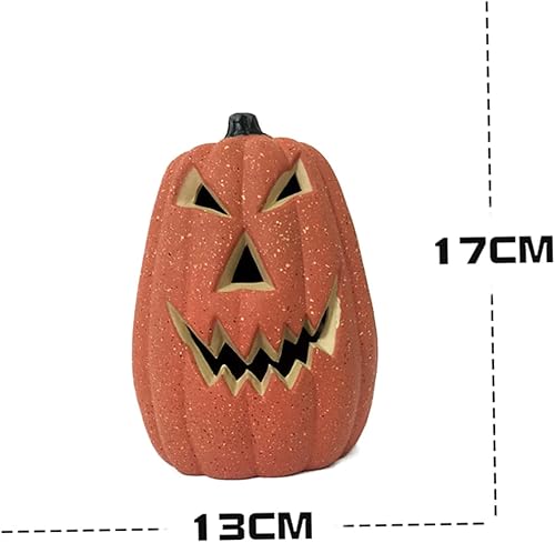 Miniatura 7 de KUYYFDS Luces decorativas de calabaza de Halloween para decoración de Halloween, decoración de Halloween recta
