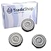 Produktbild Trade-Shop 3x Scherkopf Messer Rasierkopf Rasierklinge Ersatz für Philips SH91/50 kompatibel mit Philips S9000, S9000 Prestige Rasierer