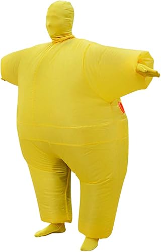 Miniatura 3 de IHGYT Disfraz inflable para mascarada, traje de cuerpo completo, traje de aire inflado, traje de traje