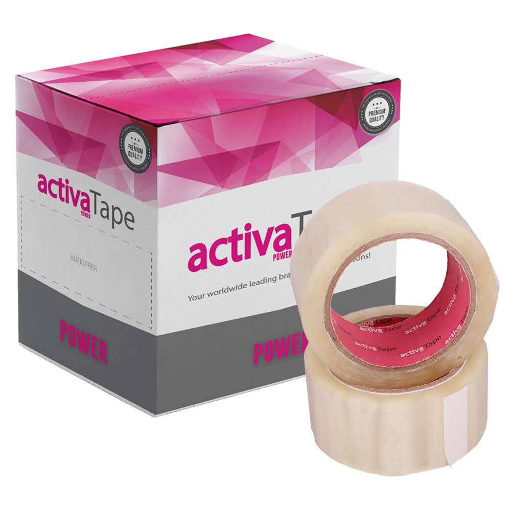 PP ActivaTape Packbänder Power transparent extrem stark 48 mm / 66 m 50 my, 36 Rolle(n)