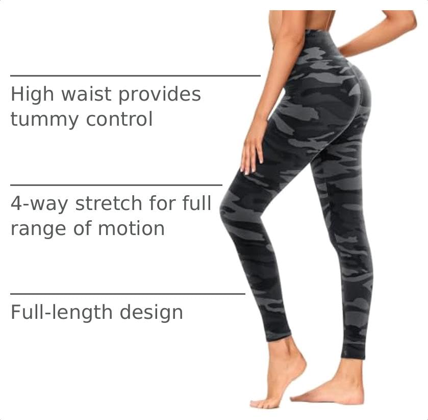 Image of GAYHAY High Waisted Leggings with Pockets for Women - Buttery Soft Yoga Pants for Gym Workout, Athletic Running