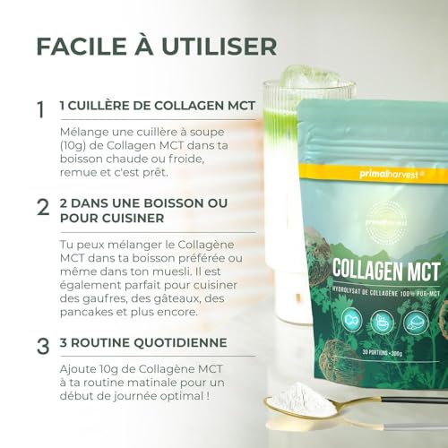 Collègene poudre Premium Collagen Complex Primal Harvest alimentation durable - 4