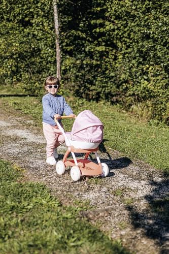 Cochecito de juguete SMOBY Pop Pram estable para aprender a pasear muñecos desde 18 meses 6