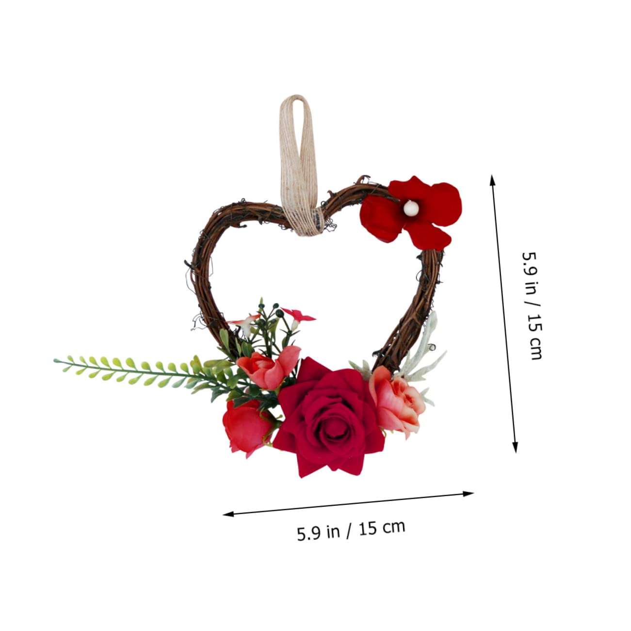 Abaodam 3piezas Guirnalda De Flores Artificiales Forma De para Bodas y Decoraciones Adorno De Puerta para