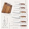 HEZHEN-8-PCS-Kitchen-Knife-Block-Set-German-DIN-14116-Steel-Knife-Set-with-Block-and-SharpenerKitchen-Shear-Ultra-Sharp-BladeRed-Wood-Handle-Gift-Packing HEZHEN 8 PCS Kitchen Knife Block Set, German DIN 1.4116 Steel Knife Set with Block and Sharpener,Kitchen Shear, Ultra Sharp Blade,Red Wood Handle, Gift Packing