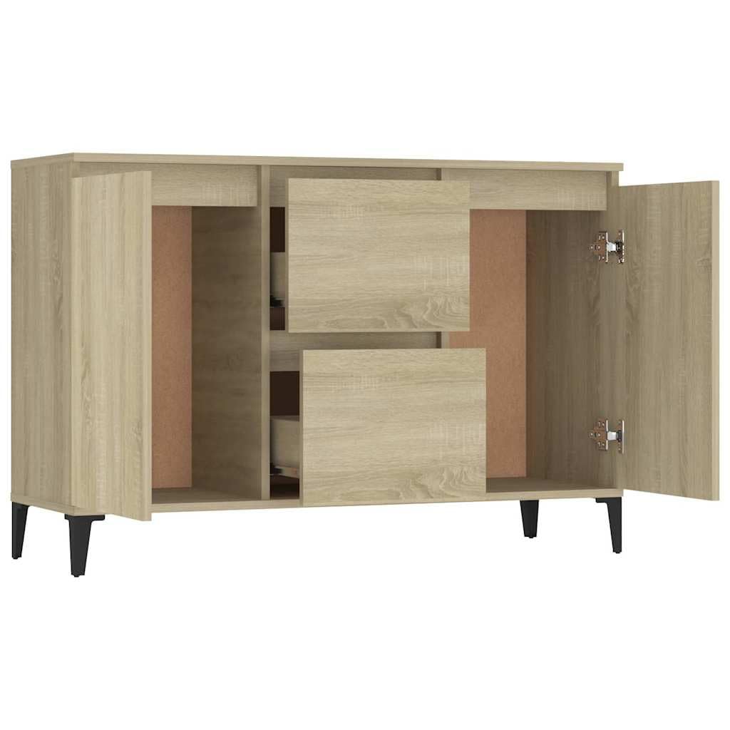 vidaXL Credenza Rovere Sonoma 104x35x70 cm in Legno Multistrato