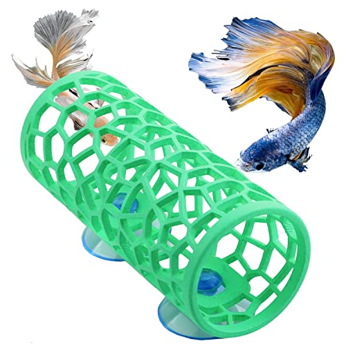 Abizoo Betta Fish Tunnel,Hollow Design For Better Observation Of Betta Fish, Betta Fish Tank Decorations #TOP3