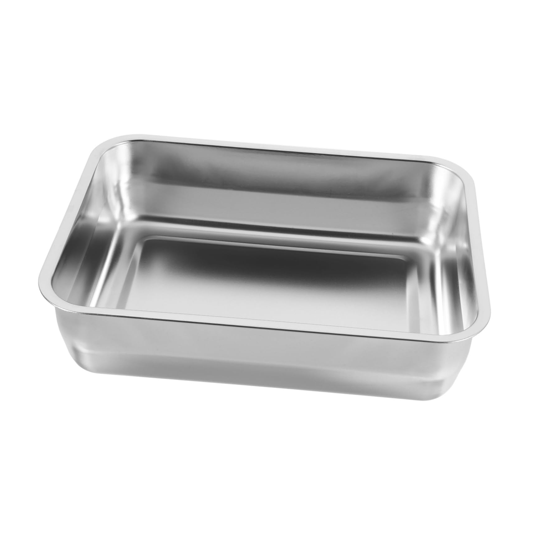 Alipis 4 Piezas Para Hornear Bandeja Plana Para Asar Bandeja De Frutas Platos Para Hornear Parrilla Sartén Para Hornos Sartenes De Acero Inoxidable Para Servir Frutas s De