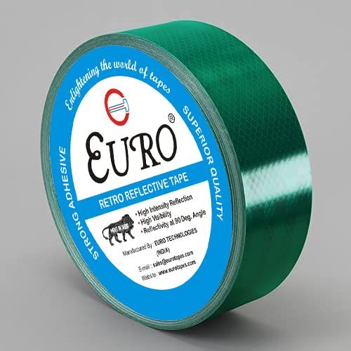 EURO® Retro Reflecting Marking Tape, Conspicuity Tape, Engineering Grade - 2 inches X 16 Feet (Green) (B09TXYGXK1) Amazon Price History, Amazon Price Tracker