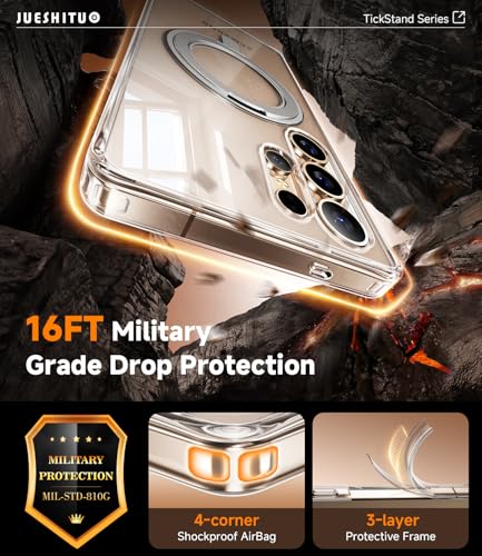 Coque Samsung Galaxy S25 Ultra JUESHITUO avec protection écran et objectif