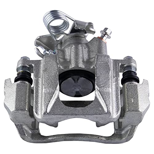 Image of TRQ Rear Left Brake Caliper w /Bracket Drivers Side