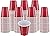 Party Bargains Mini Red Disposable Shot Glasses | Plastic Shot Cups, Jello Shots, Jager Bomb, Beer Pong, Perfect Size for Serving Condiments, Snacks, Samples and Tastings - 2oz | Pack of 120.