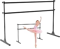 Vista 1 de SELEWARE Barra de ballet independiente de altura ajustable, barra de ballet resistente, barra de baile, soporte movimientos de barra, estiramiento 6