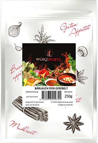 Bärlauch fein gerebelt, feine Bärlauchblätter, keimreduziert, aus deutschem Anbau & Produktion. Beutel 250g