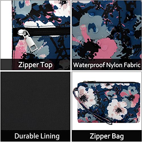 Image of IBFUN Utility Tote Bag with 24 Pockets, Large Teacher Tote for Women with Laptop Compartment, Travel Tote Bag with Zip Top