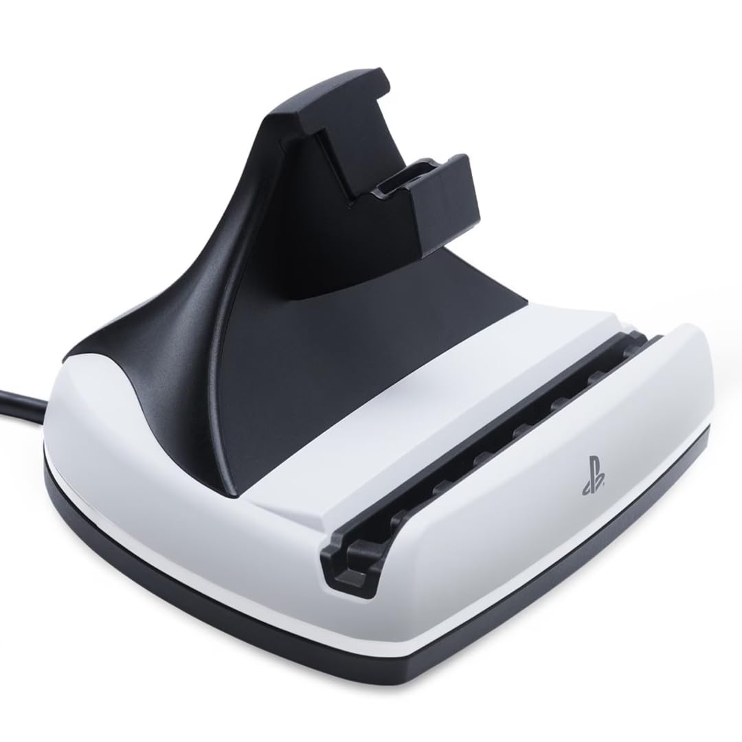 PowerA Charging Station for Playstation Portal™ Remote Player with Lumectra™, RGB Lighting, USB Powered, Magnetic Charger, Charge and Display, Weighted Base, Officially Licensed