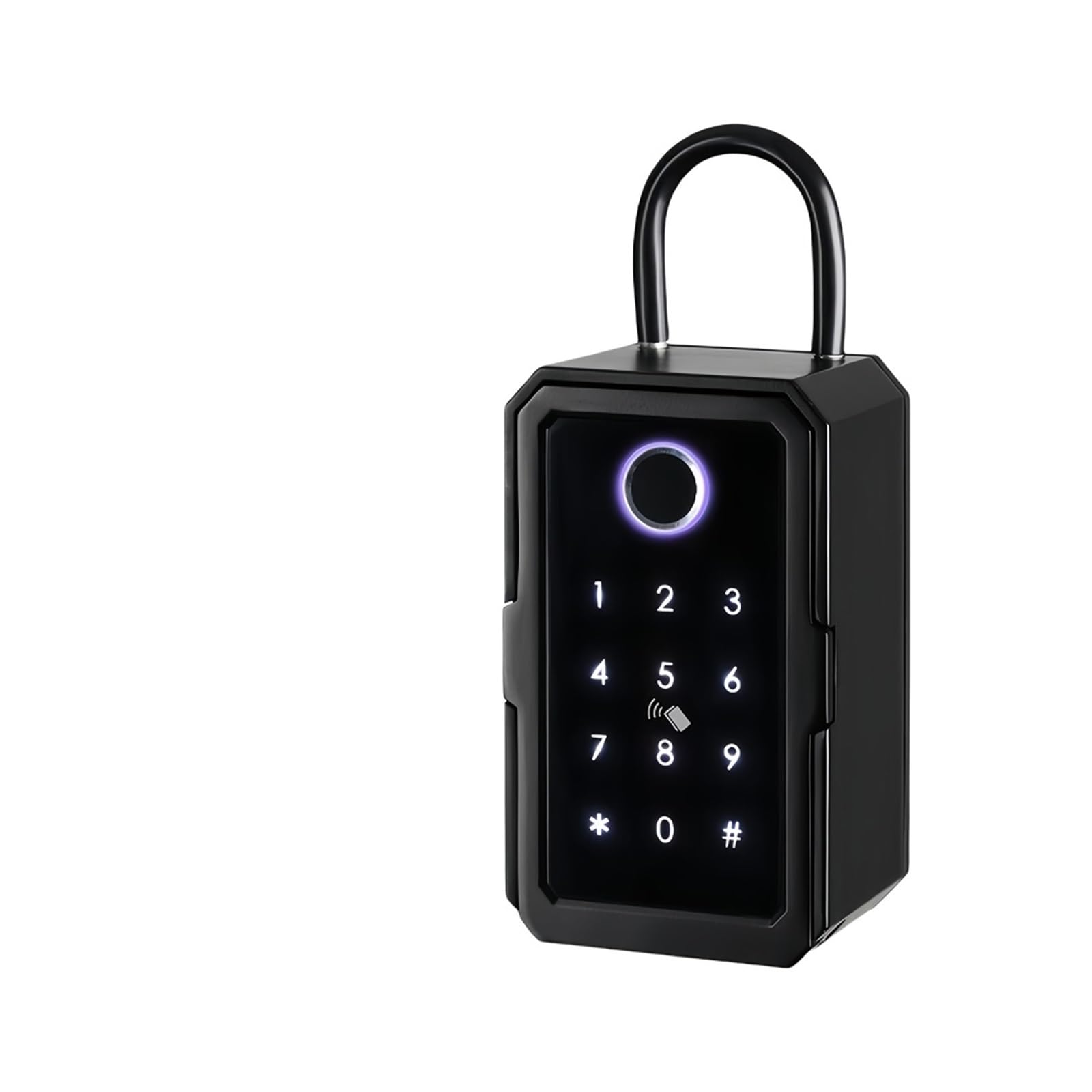 JVDDI Smart Door Handle, K3 Smart Key Box, IP67 Waterproof, Reinforced Aluminum Alloy Material