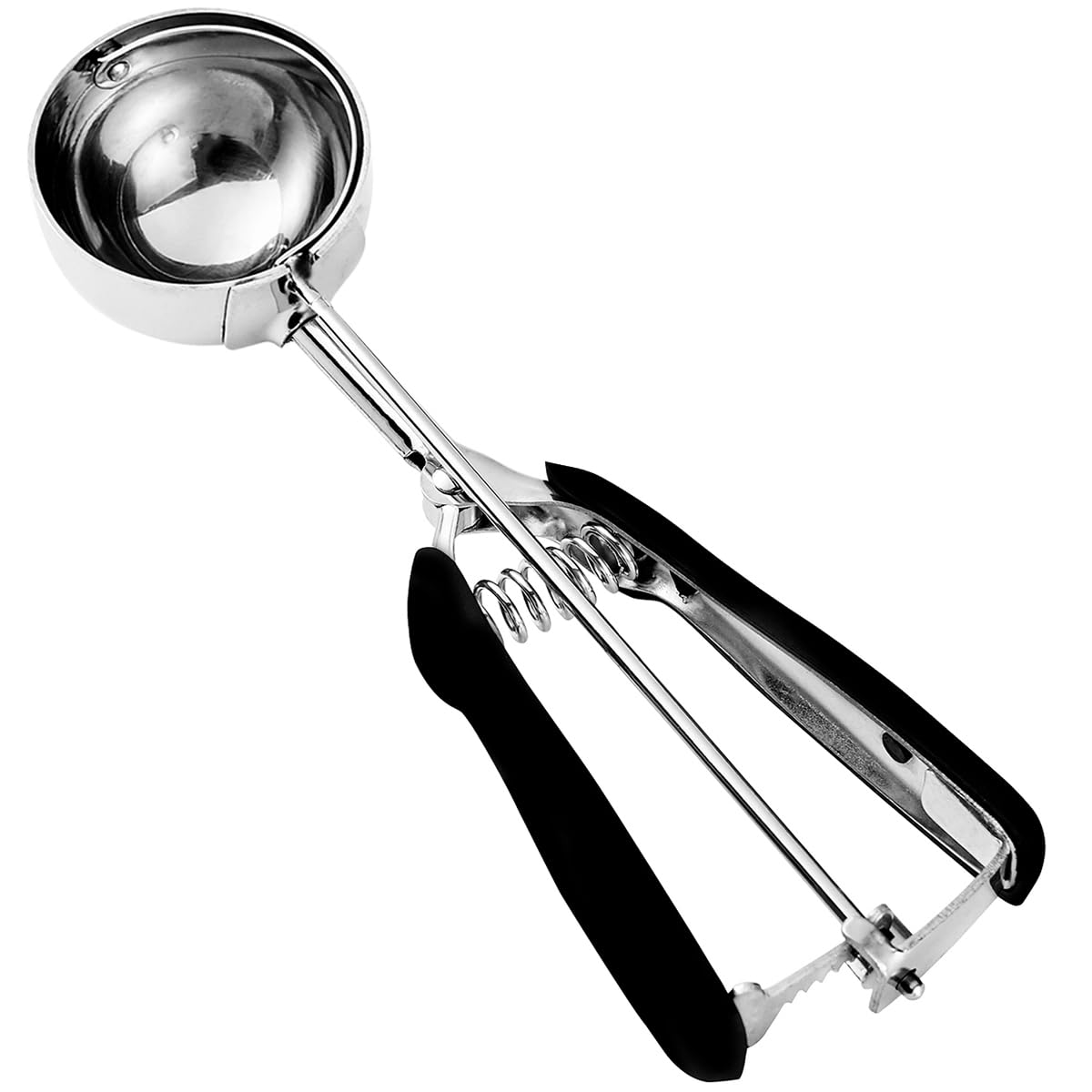 HOMURE H Cookie Scoop 5.4 Tablespoon, 2.7 oz Ice Cream Scoop with Trigger