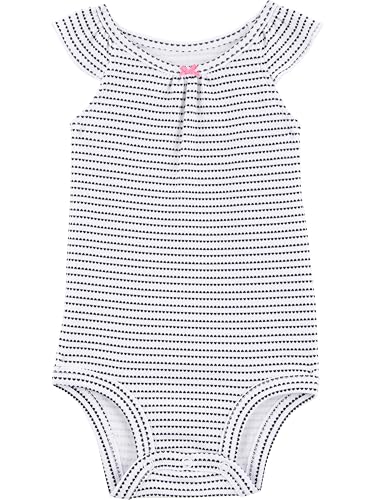 Image of Simple Joys by Carter's Baby Girls 6 Pack Short Sleeve Bodysuit