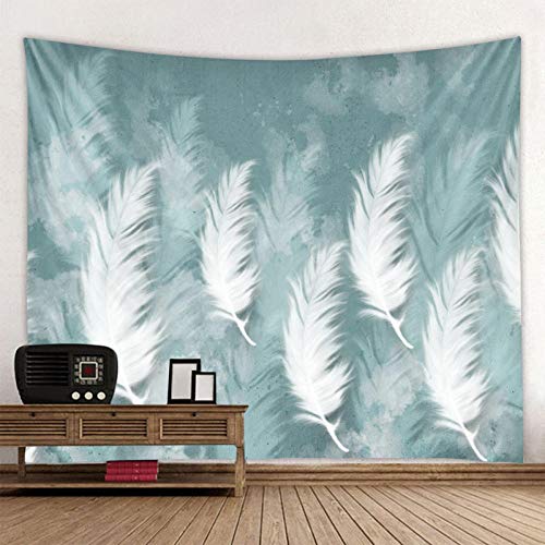 Lhgbgbln 3D Living Room Wall Blanket Beautiful Feather Landscape Tapestry Living Room Bedroom Wall Hanging Sofa Background Art Hanging Cloth Home Decoration #TOP3