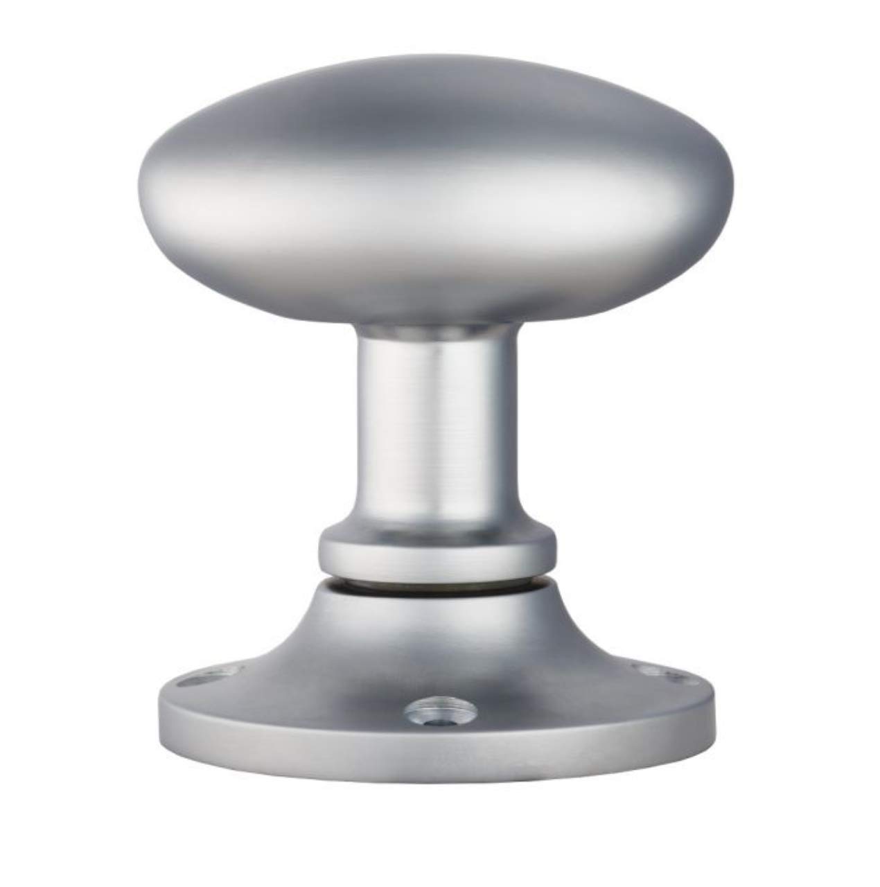 Oval MORTICE KNOB with FACE FIX Rose