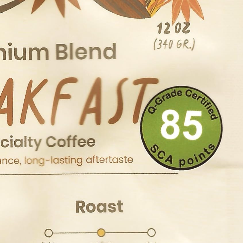 Miniatura 5 de Orgaanika Andes Breakfast  Mezcla de café gourmet  Molido grueso  Tostado medio  Especialidad orgánica  Lo mejor para prensa francesa y café frío