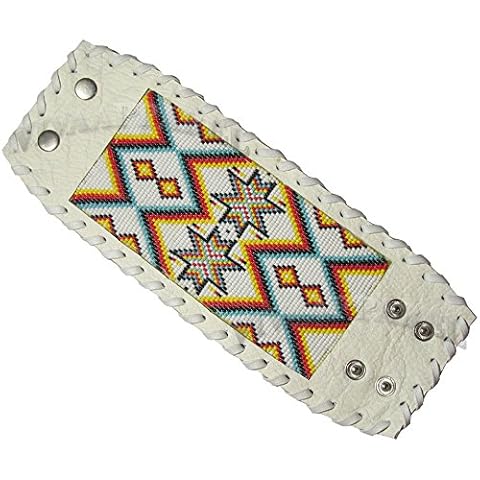 La Vivia Handmade Beaded Cuff Bracelet Cover