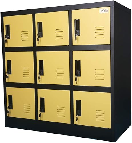 MECOLOR Gabinete de herramientas de metal Oficina o taller Armario de almacenamiento resistente