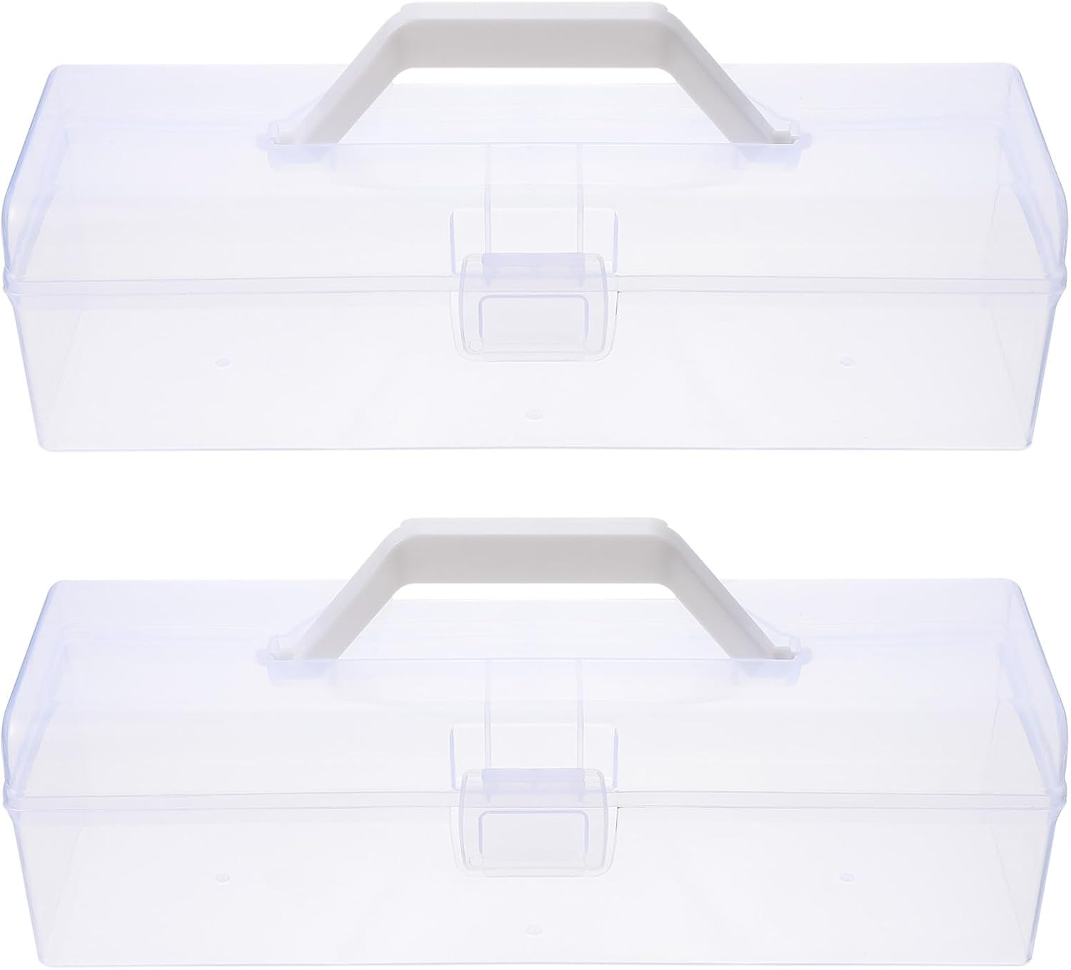 2 Pcs Plastic Calligraphy Tool Box for Art Storage