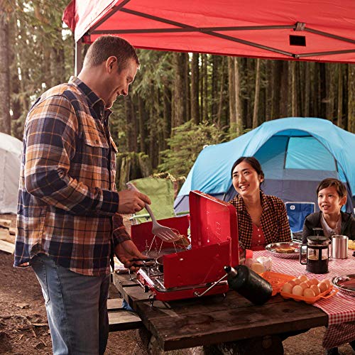 Outbound Gas Camping Stove | 2 Burner Propane Stove | 10,000 BTU's Per Burner
