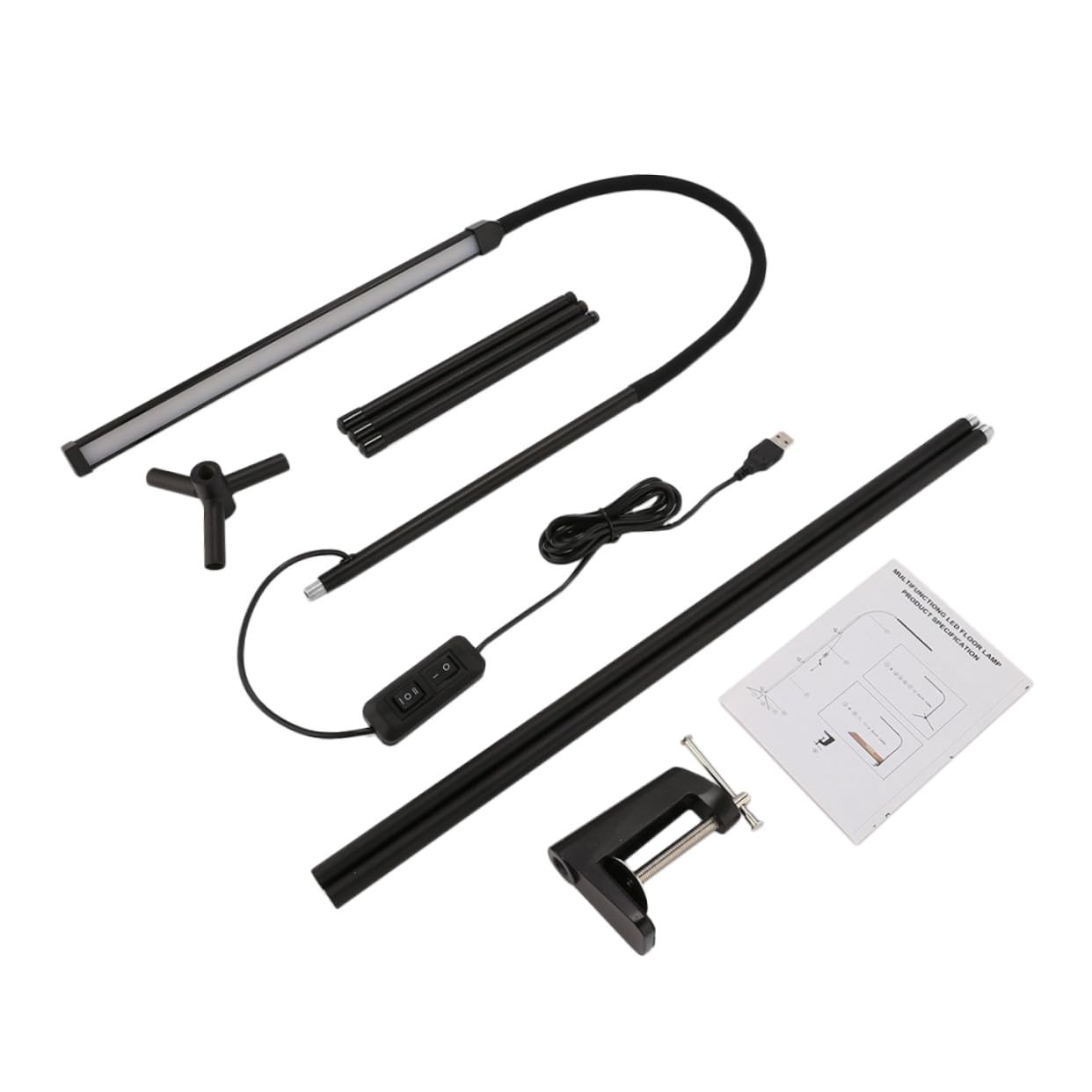 Lámpara Regulable LED con base de aluminio y diseño flexible 8