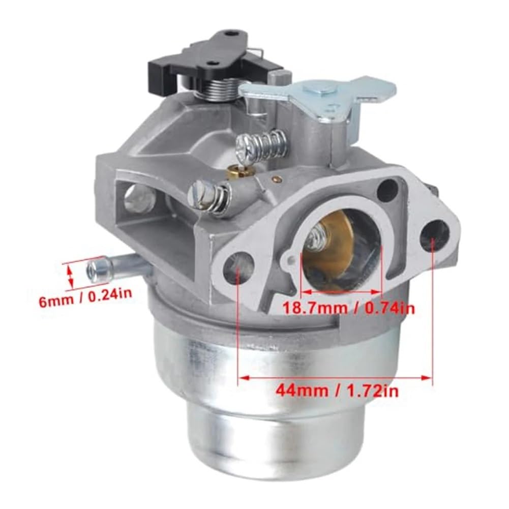 Piezas de cortacésped, carburador, Mantenimiento de césped, Kit de Control de Mezcla de Aire y Combustible Apto for Motor GCV160