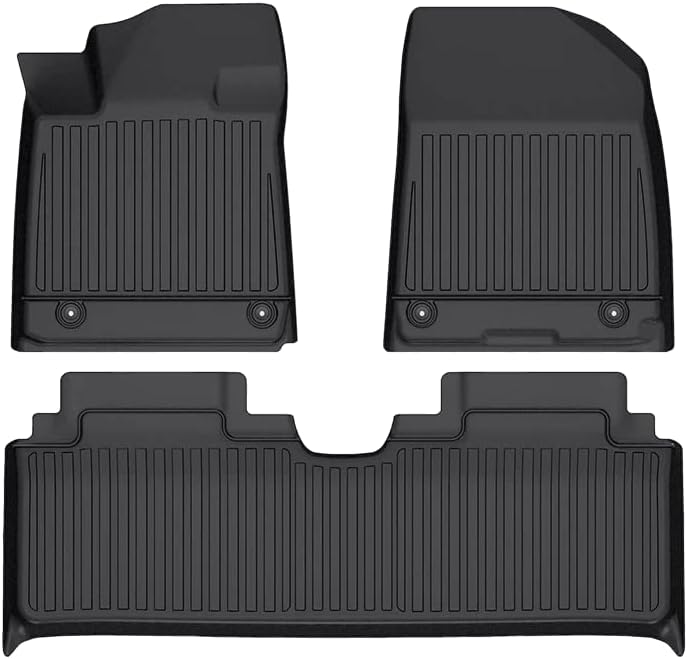 Para los modelos Hyundai IONIQ 6 2023-2025 - Alfombrillas personalizadas para automóvil - Cobertura máxima, todo tipo de clima, medición láser -