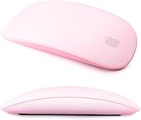 Vista 7 de Mouse Silicone Case, for Apple Magic Mouse 1&2, Drop Proof, Dust Proof, Ultra Thin Cover (Red)