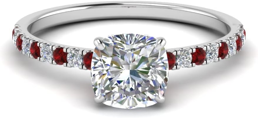 Choose Your Gemstone CUS Sizehion Shape 925 Sterling Silver Halo Engagement Rings Hidden Halo Petite Diamond CZ Handcraft Chakra Healing Ring Gifts for Ladies : US Size Size 4 to 13